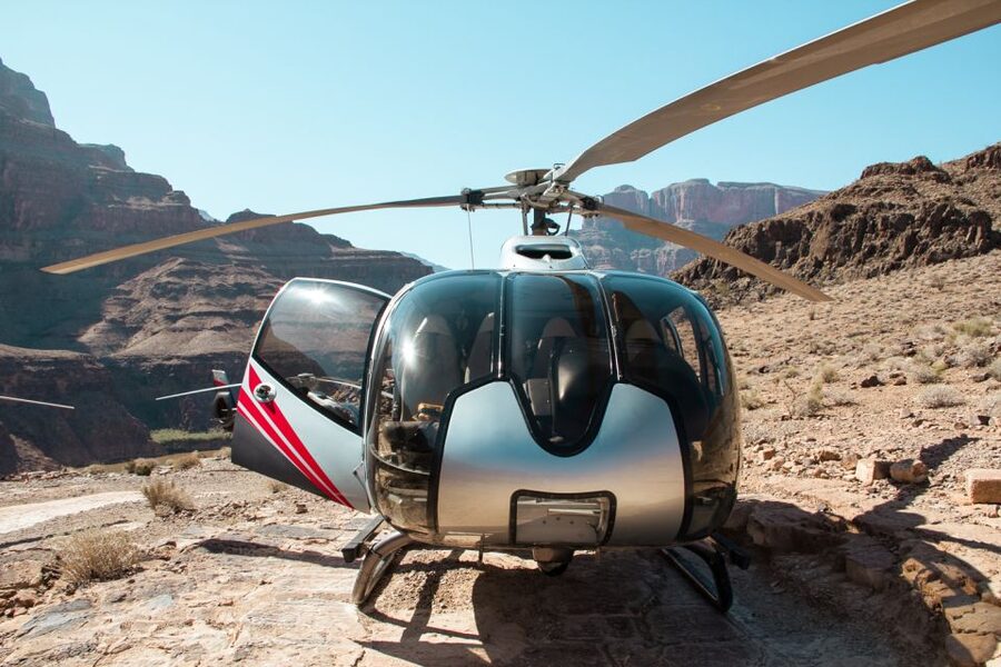 Grand Canyon West: West Rim Helicopter Tour with Landing - The descent into the canyon