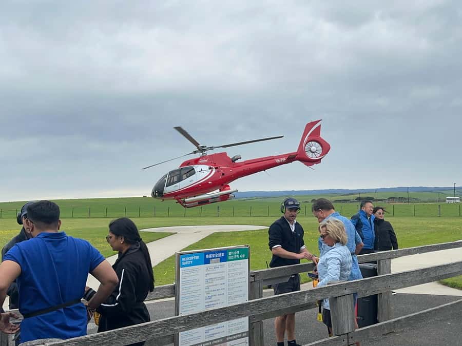 Great ocean road Reverse & Helicopter Experience Group Tours - Leaving Melbourne for the Twelve Apostles