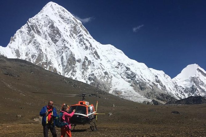 Guaranteed Landing at Everest Base Camp Kalapathar by Helicopter - Flying toward Everest Base Camp and Kala Patthar