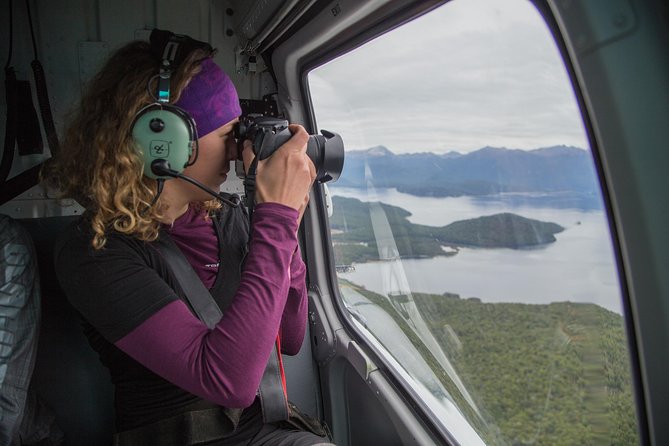 Guided Kepler Track Heli Hike - Alpine tussock and the view from Luxmore