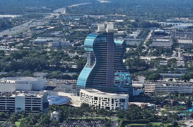 Guitar Hotel or Miami Dolphins Stadium Helicopter Tour - Choosing Sunset, Night, or Day