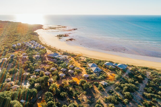Half-Day Helicopter Experience: Lunch at Eco Beach from Broome - Landing at Eco Beach Resort