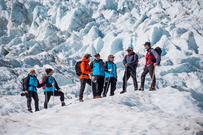 Heli Hike Fox Glacier - Flying onto the working ice of Fox Glacier