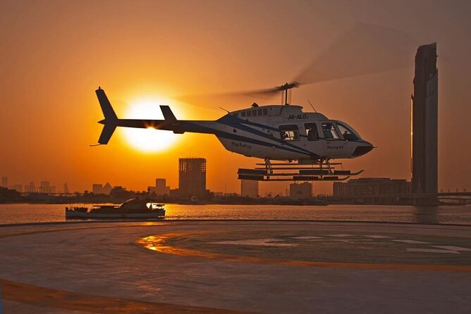 Helicopter Dubai City Tour at Palm with Transfers Options - Key points to know before booking