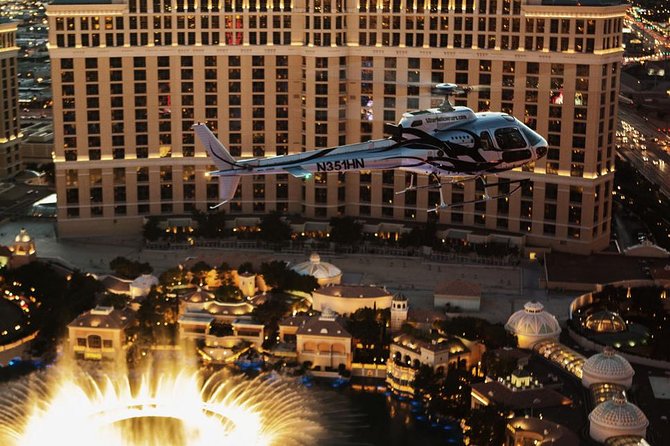 Helicopter Flight of the Las Vegas Strip with Eiffel Tower Dinner - Moving from Paris Hotel to the heliport