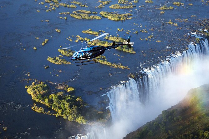 Helicopter Flight+window Seat Guarantee over the Victoria Falls - Pilot reassurance and first-time flyers