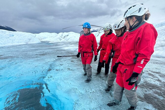 Helicopter Glacier Swim & Hike - Anchorage Area - Gearing up for ice, water, and cold air
