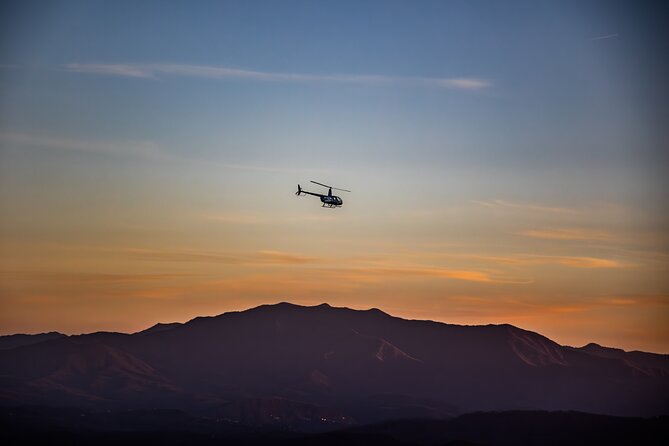 Helicopter Ride in Smoky Mountain Sevierville Mountain Jumper - Wears Valley and the entrance to the Smokies