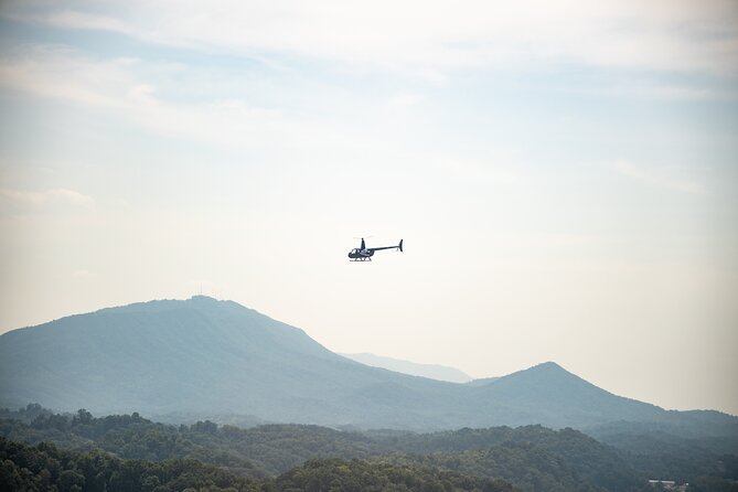 Helicopter Ride in Smoky Mountain Sevierville Mountain Jumper - Bluff Mountain at 2,949 feet