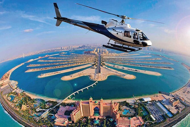 Helicopter Ride Over Dubai Landmarks with Optional Transfers - Seeing Dubai from the helicopter seat