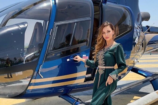 Helicopter Ride Over Dubai Landmarks with Optional Transfers - The Dubai Frame and the city skyline