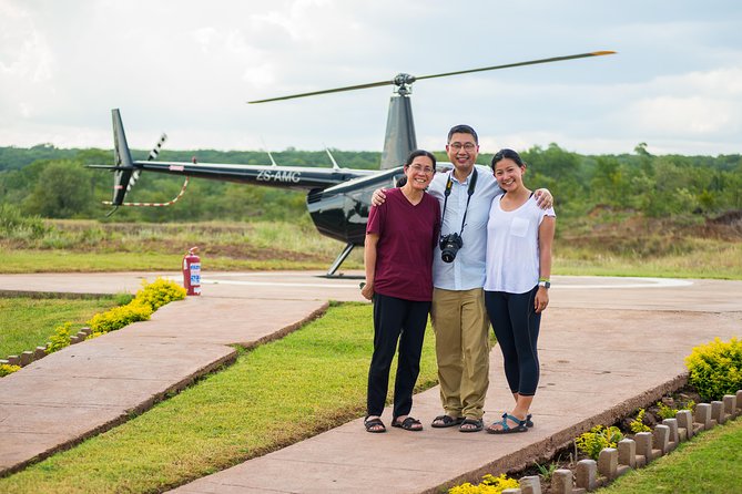 Helicopter Scenic Flight over Victoria Falls 25-27 Minutes Game - From your hotel to the Zambezi National Park helipad