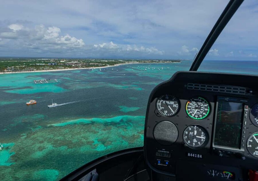 HELICOPTER TOUR - The one-hour schedule and the actual flight time