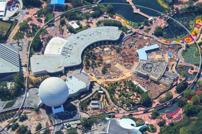 Helicopter Tour Above Orlando's Theme Parks - What You See Around Disney Springs and the Water Parks