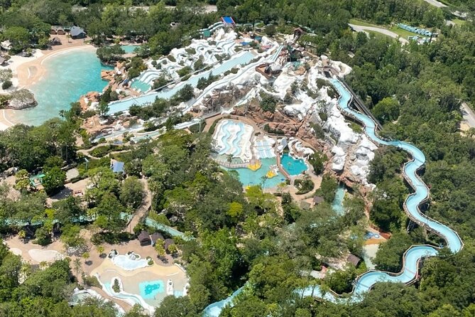 Helicopter Tour Above Orlando's Theme Parks - EPCOT and Hollywood Studios From Above