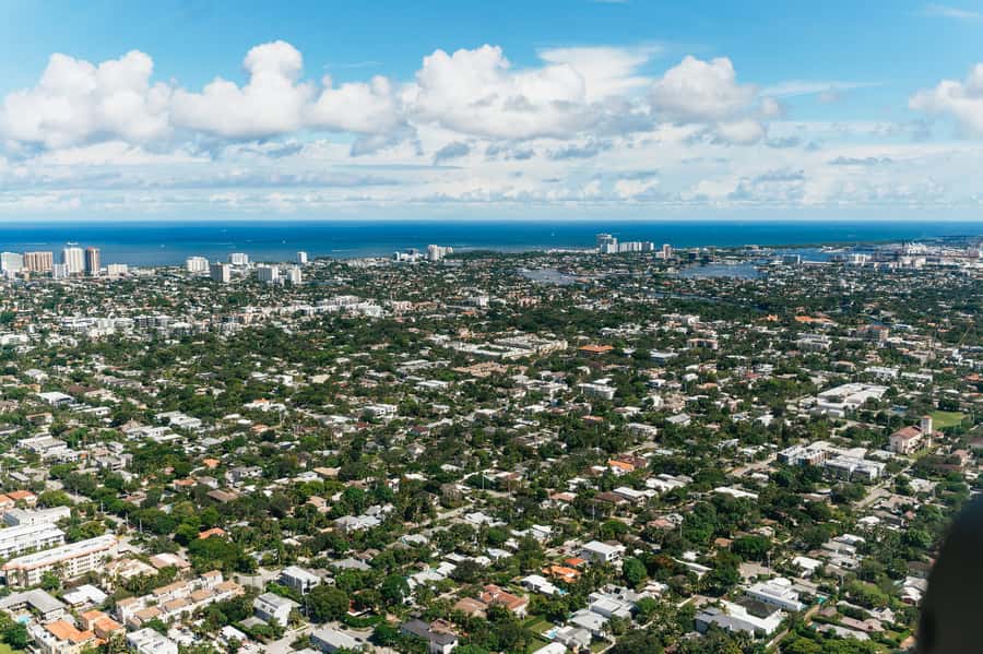 Helicopter Tour: Fort Lauderdale City and Beaches - The first aerial views of Fort Lauderdale
