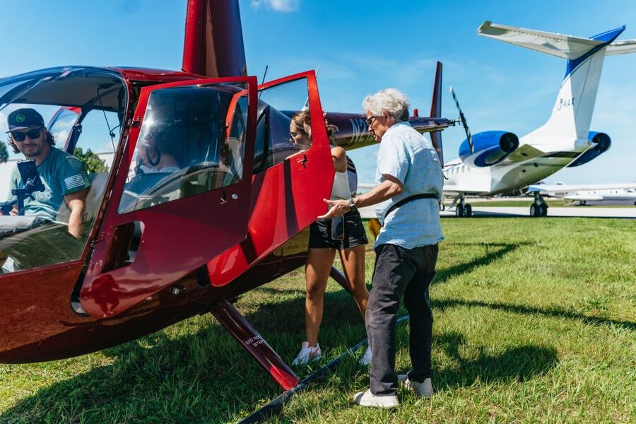 Helicopter Tour: Fort Lauderdale to Miami Beach - Haulover Beach, Sunny Isles, and the turn across the bay