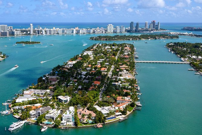 Helicopter Tour- Hard Rock Guitar, Miami & Gold Coast Tour - Haulover Beach Park and the bay crossing
