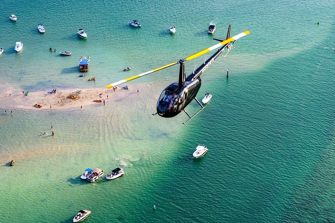Helicopter Tour- Hard Rock Guitar, Miami & Gold Coast Tour - Miami Beach from a practical distance
