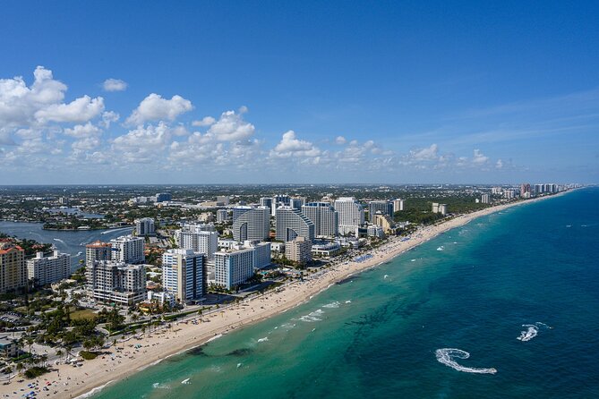 Helicopter Tour- Hard Rock Guitar, Miami & Gold Coast Tour - Pompano Beach and Lauderdale-By-The-Sea