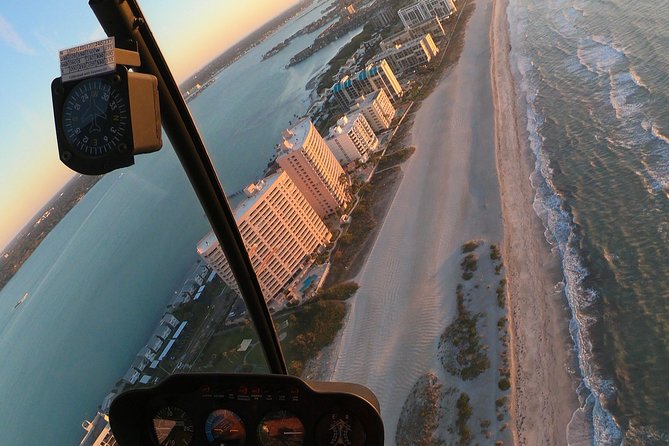 Helicopter Tour of Clearwater Beach and Belleair Country Club - Following the Dunedin Causeway to Pier 60
