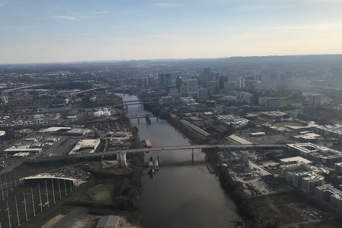 Helicopter Tour of Downtown Nashville - Taking off from 110 Tune Airport Drive