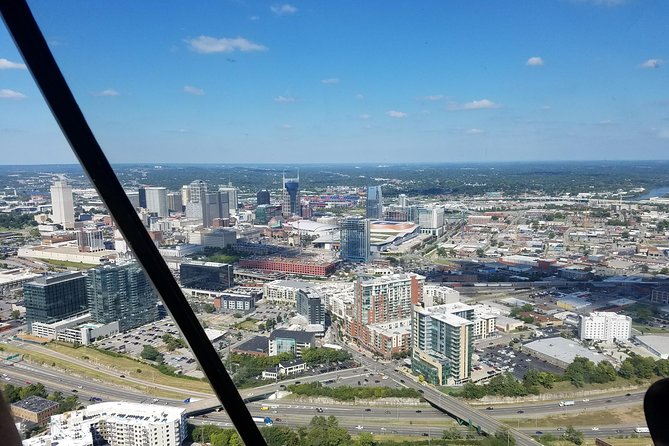 Helicopter Tour of Downtown Nashville - The Capitol, Ryman Auditorium, and downtown landmarks
