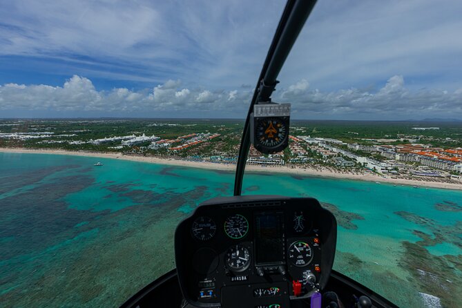 Helicopter tour of Punta Cana - Cabeza de Toro and the aquarium views