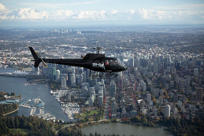 Helicopter Tour of Vancouver City (Depart SKY Hangar) - The North Shore Mountains and changing weather