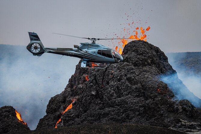 Helicopter Tour Over Iceland’s Reykjanes Volcano Eruption Site - The Reykjavík departure and helicopter setup