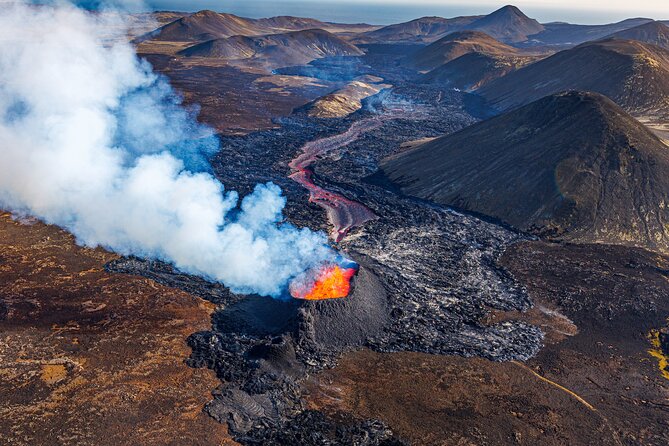 Helicopter Tour Over Iceland’s Reykjanes Volcano Eruption Site - The possible landing on volcanic ground