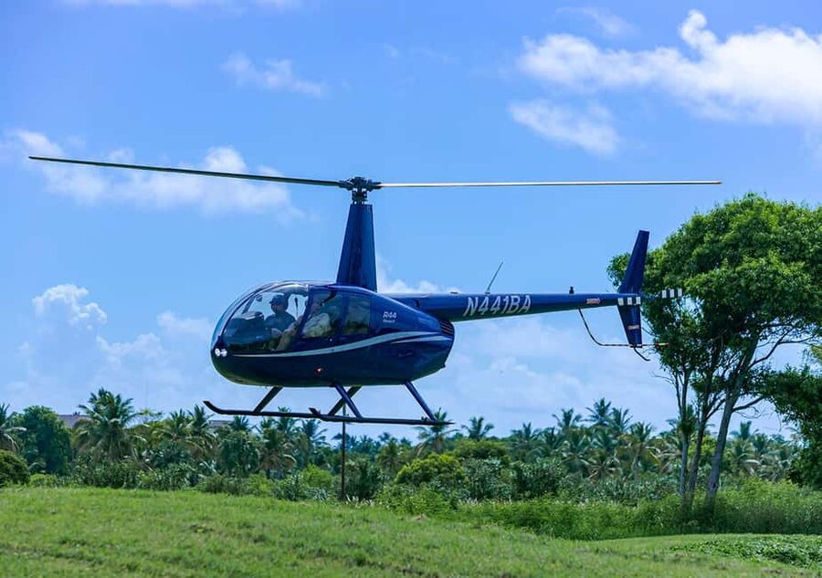 HELICOPTER TOUR - Cap Cana beaches, villas, and the marina