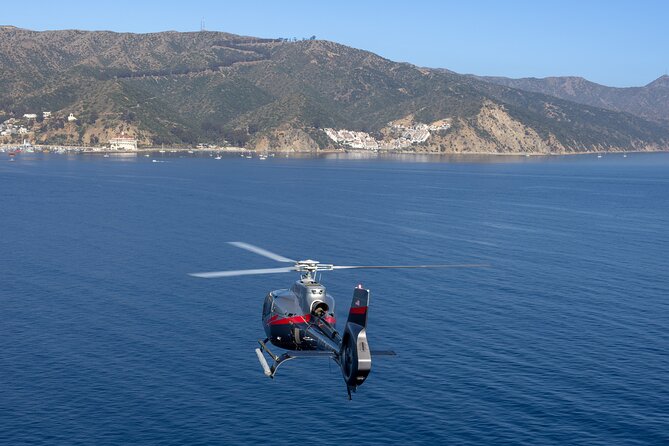 Helicopter Transfer: Long Beach to Catalina Island - Leaving the Queen Mary Terminal