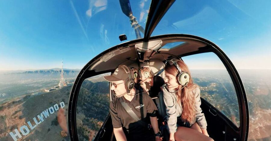 Hollywood & Beverly Hills Celebrity Helicopter Tour - Beverly Hills and Bel Air from above