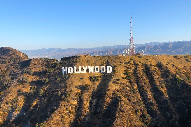 Hollywood Sign and Coast 35-Minute Helicopter Tour in Los Angeles - Santa Monica Pier from above