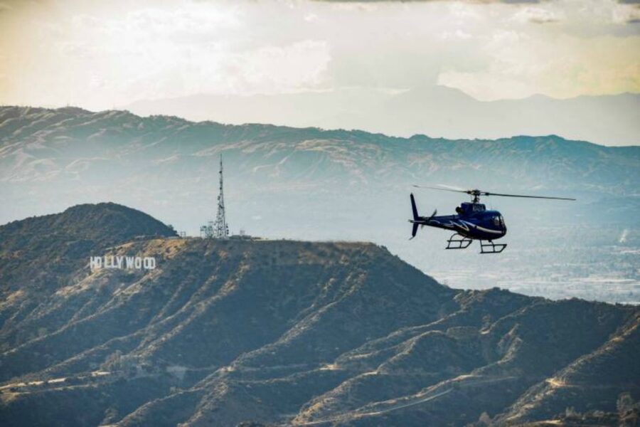 Hollywood Sign & Universal Studios Helicopter Tour - Getting to Burbank Airport and preparing for takeoff
