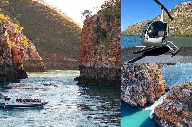 Horizontal Falls Helicopter Adventure from Broome - Powerboat runs through the Horizontal Falls