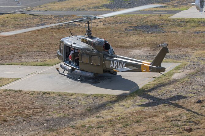 Huey Army Helicopter Adventure Flight in Cape Town - Meeting at the V&A Waterfront at 3 pm