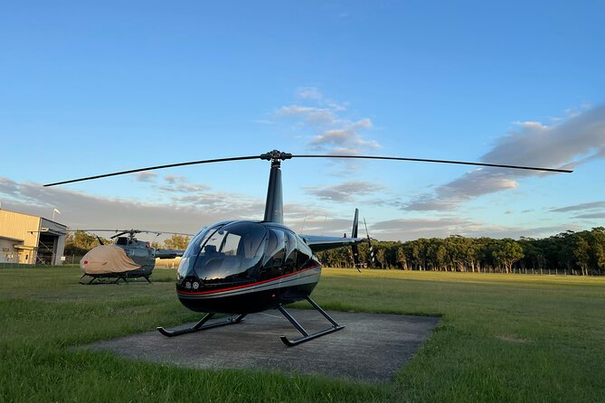 Hunter Valley Broken Back Range Helicopter Flight from Cessnock - What the small helicopter group changes