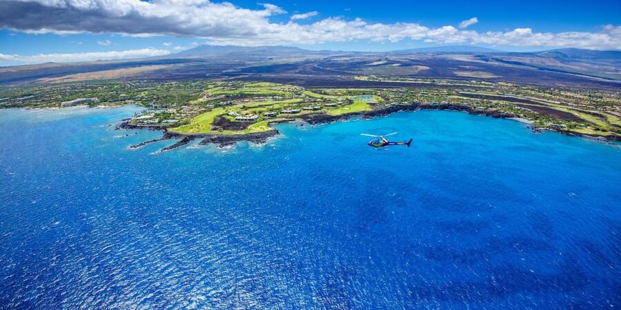 Kailua-Kona: Hualalai Volcano Doors On/Off Helicopter Tour - Coffee country and Kealakekua Bay