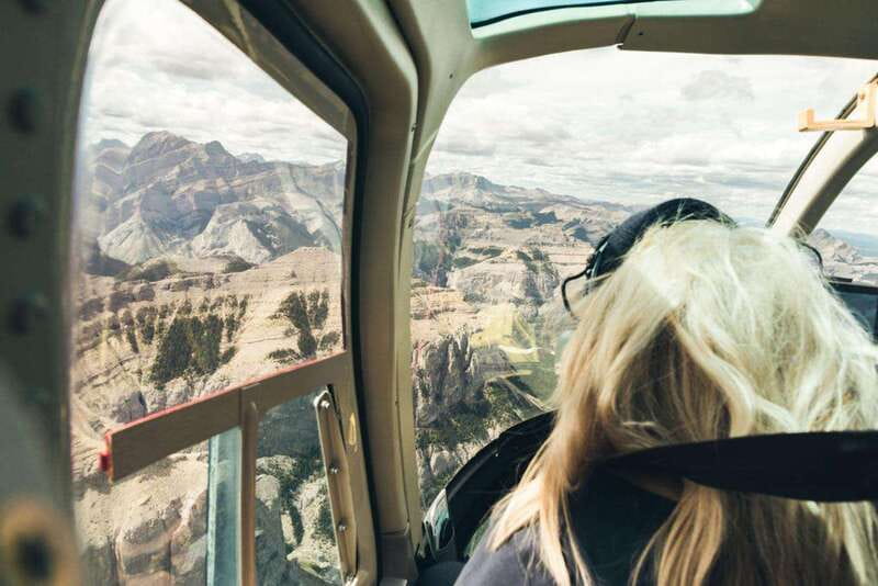 Kananaskis: 30-Minute Heli Tour of Minnewanka Lake and Banff - Flying north over Ghost River