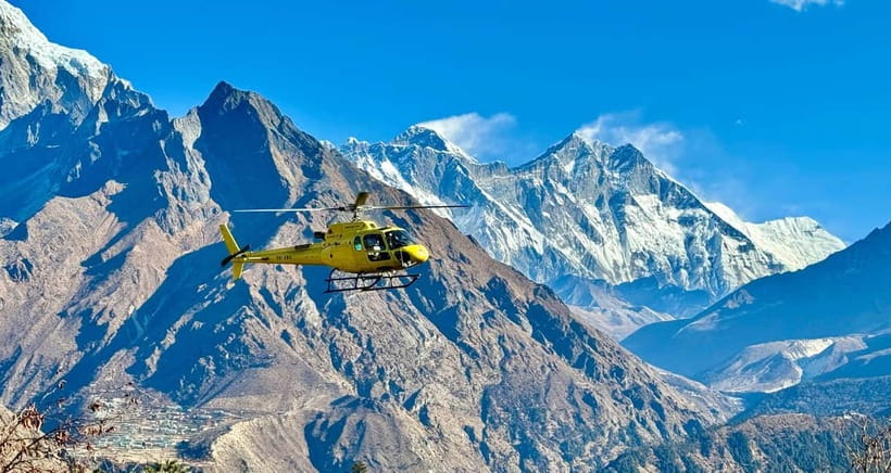 Kathmandu: Everest Helicopter Tour with Landing & Breakfast - Lukla at 2,860 meters: a short refueling stop
