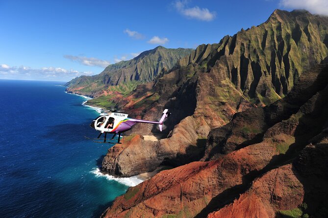 KAUAI LUXURY 60-Minute Doors-Off Helicopter ADVENTURE - Check-In in Lihue and the First 45 Minutes