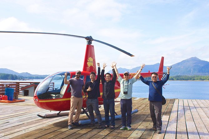 Ketchikan Helicopter Tour, Mahoney Falls - Flying over the Tongass National Forest