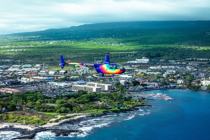 Kona Coastal Sights Unseen - 45Min Helicopter Tour - Doors Off/On - Makalawena Beach brings the route back to the shore