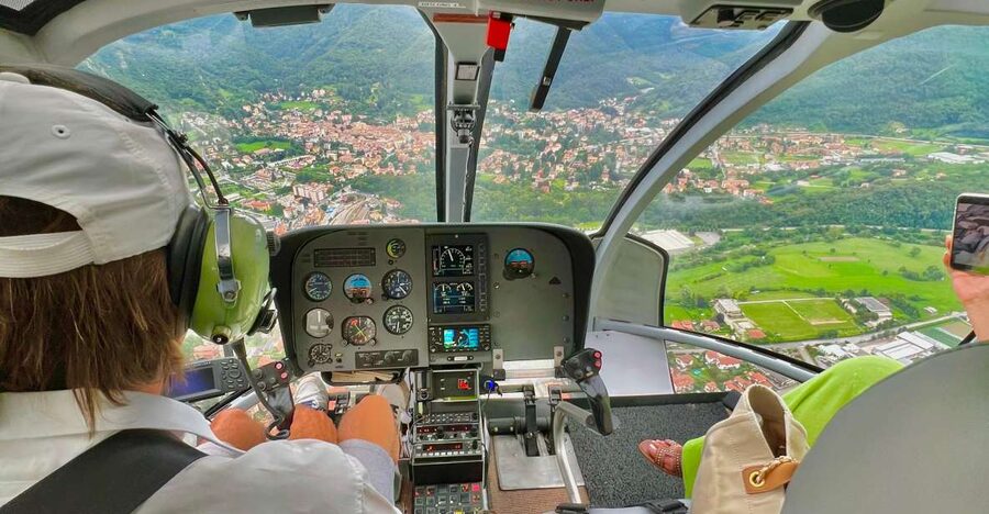 Lake Como: Helicopter tour with an unique Lunch in Como Lake - Villa Balbianello, Lenno, Tremezzo, and Bellagio
