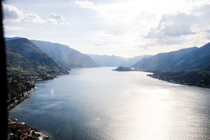 Lake Como Helicopter Tour with Stop for Lunch - Isola Comacina and Lake Como’s famous film locations