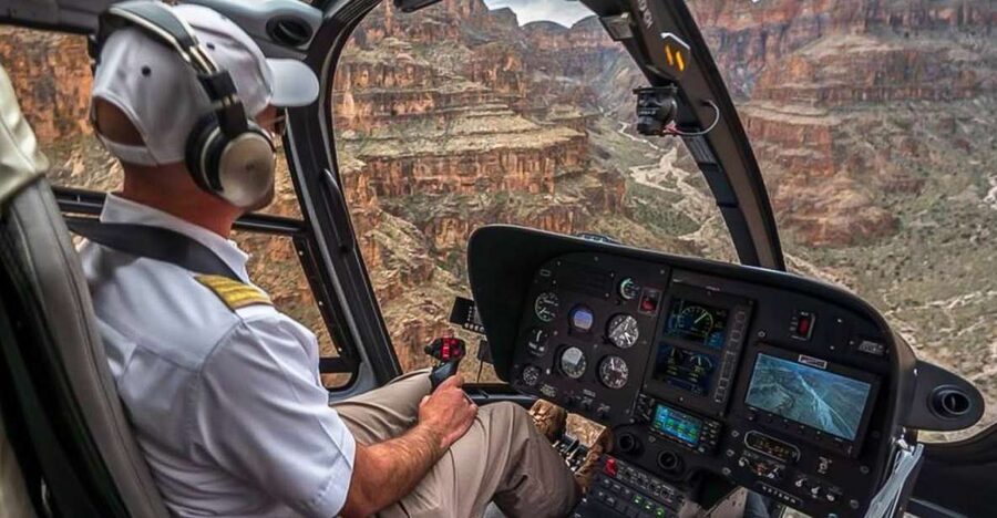Las Vegas: Grand Canyon West Helicopter Experience - The 3,500 foot descent into Grand Canyon West
