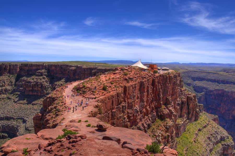 Las Vegas: Grand Canyon West Rim Tour with Helicopter Flight - Joshua Tree Forest and the Hoover Dam stop