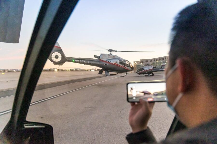Las Vegas: Helicopter Night Flight over the Strip - Extending the outing at Red Rock Canyon